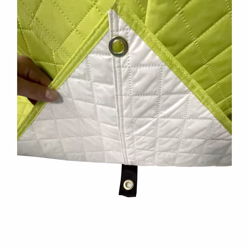 Палатка для зимней рыбалки Norfin Hot Cube-4 Thermo, 4-мест., 240x240x220 см, зеленый/белый