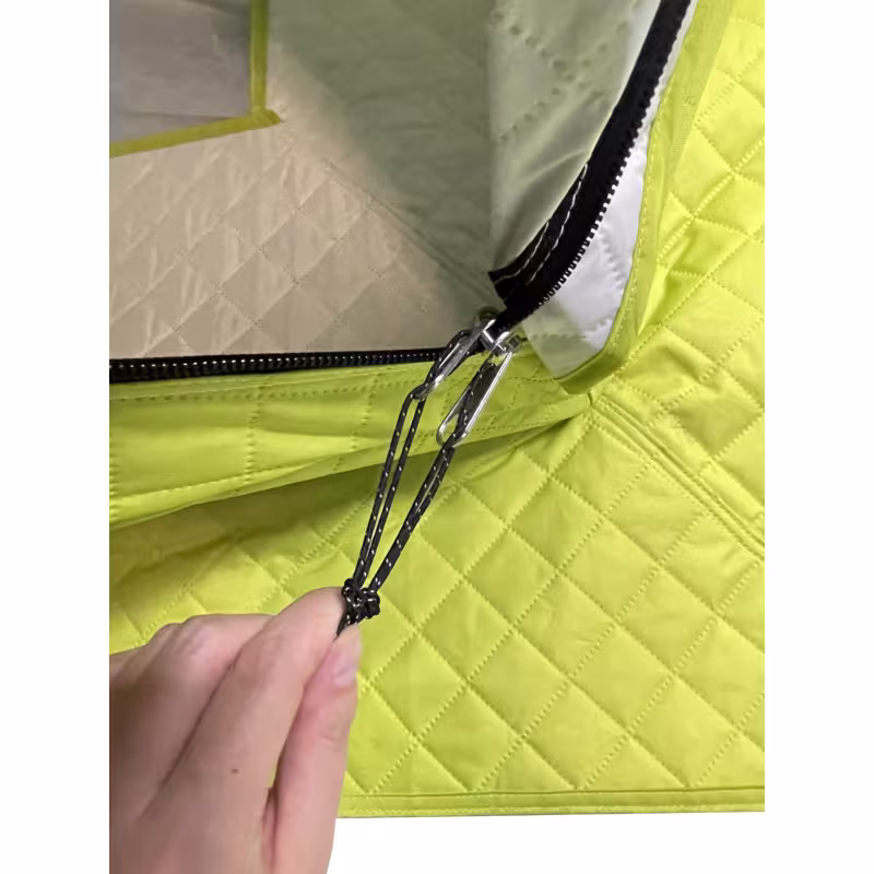 Палатка для зимней рыбалки Norfin Hot Cube-4 Thermo, 4-мест., 240x240x220 см, зеленый/белый