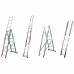 Лестница складная Krause Corda 010391, 3 секции, 9 ступеней, 6,2 м