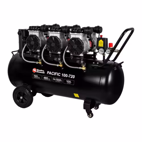 Компрессор безмасляный поршневой Quattro Elementi Pacific 100-720, 915-380