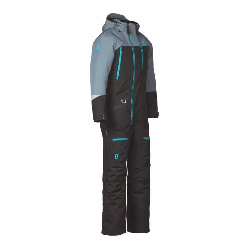 Комбинезон женский Scott DS-I Dryo black/breezeblue, черный/голубой, размер M