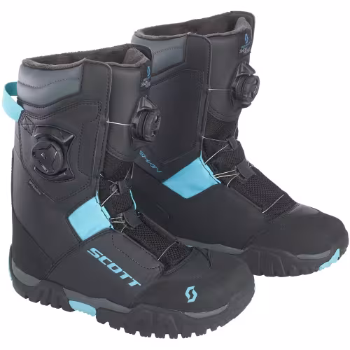 Ботинки снегоходные Scott Kulshan back/brightblue, черный/голубой, размер 40