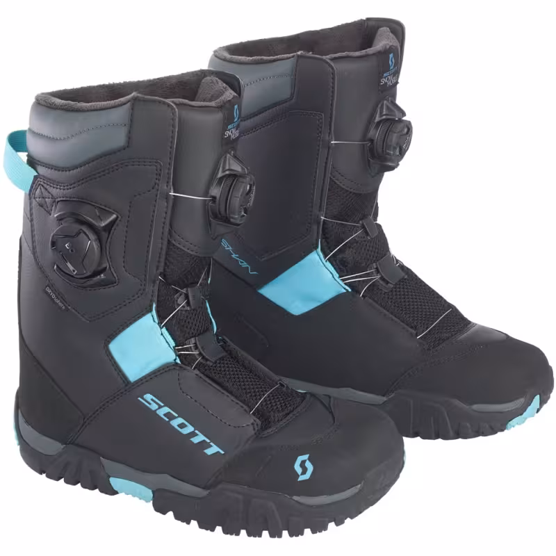 Ботинки снегоходные Scott Kulshan back/brightblue, черный/голубой, размер 40