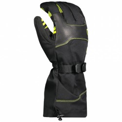 Мотоперчатки зимние Scott Cubrick Black/Lime Green, черный/желтый, размер L