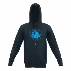 Худи Scott 10 Graphic Nightfall Blue, хлопок, синий, размер M