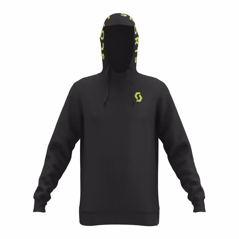 Худи Scott 10 Icon, хлопок, черный, размер L