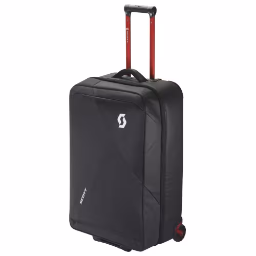 Чемодан на колесах Scott Travel Softcase 110 dark grey/red clay, 110 л, темно-серый