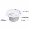 Люк технологический SeaFlo SFCH1-052-03, 130 мм, белый