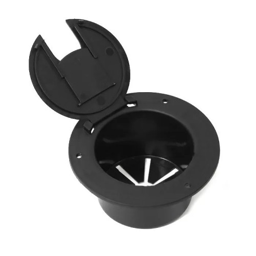 Люк технологический SeaFlo SFCH2-052-03, 130 мм, черный