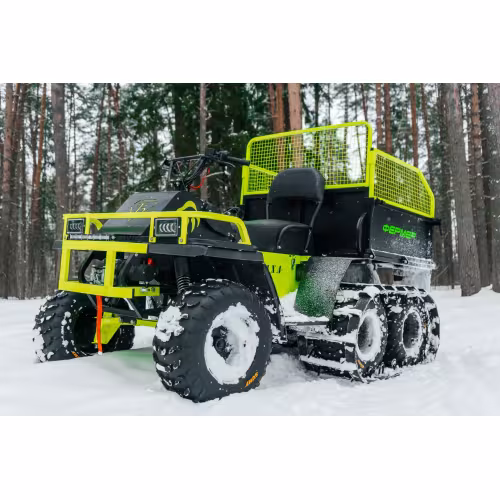 Комплект запчастей для сборки квадробукса Бурлак Росомаха Фермер, желтый