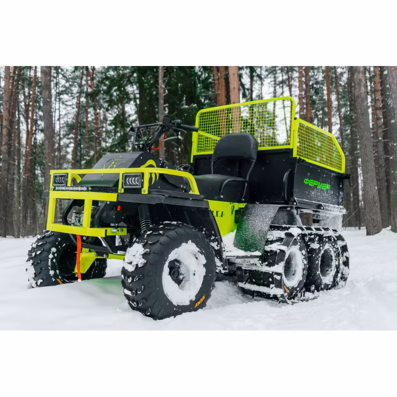 Комплект запчастей для сборки квадробукса Бурлак Росомаха Фермер, желтый