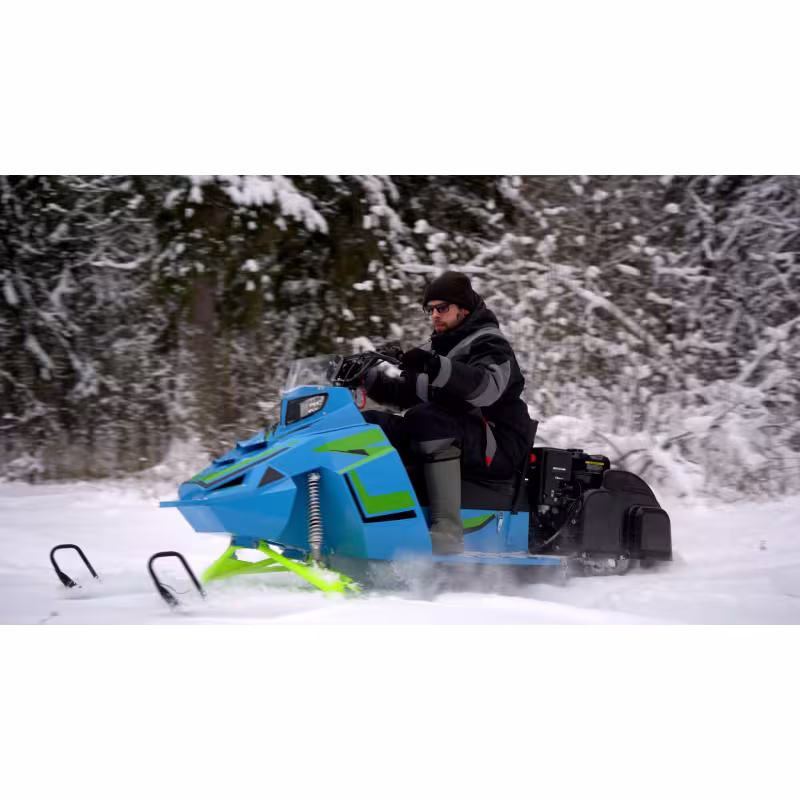 Комплект запчастей для сборки миниснегоход Бурлак Егерь Next 500,15л.с., синий