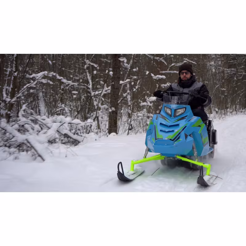 Комплект запчастей для сборки миниснегоход Бурлак Егерь Next 500,15л.с., синий