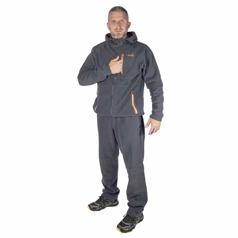Костюм мужской Norfin Blaze, флис, серый, размер XXXL