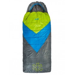 Мешок-одеяло спальный Norfin Atlantis Comfort Plus 350 L, голубой/желтый/серый (до -10°С)