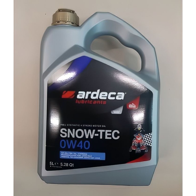 Масло моторное синтетическое для 4Т снегоходов Ardeca Snow-Tec Racing 0W40 P32041-ARD001, 5 л
