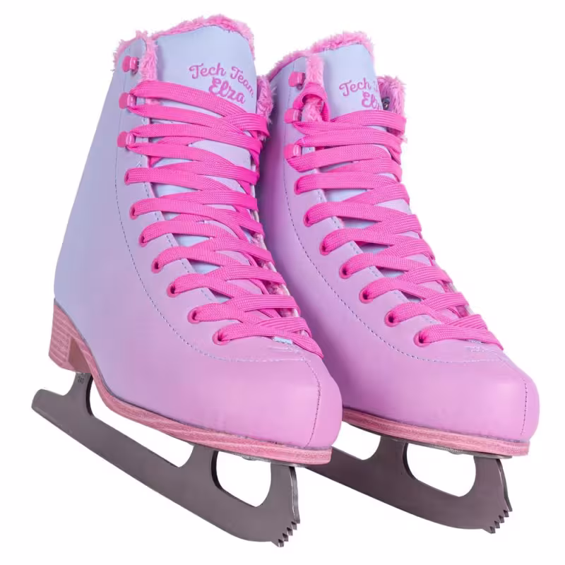 Коньки фигурные Tech Team Elza pinky&blue, размер 38