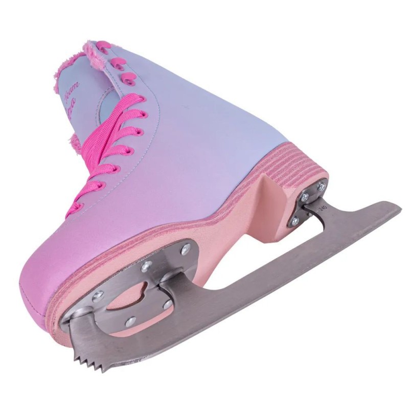 Коньки фигурные Tech Team Elza pinky&blue, размер 39