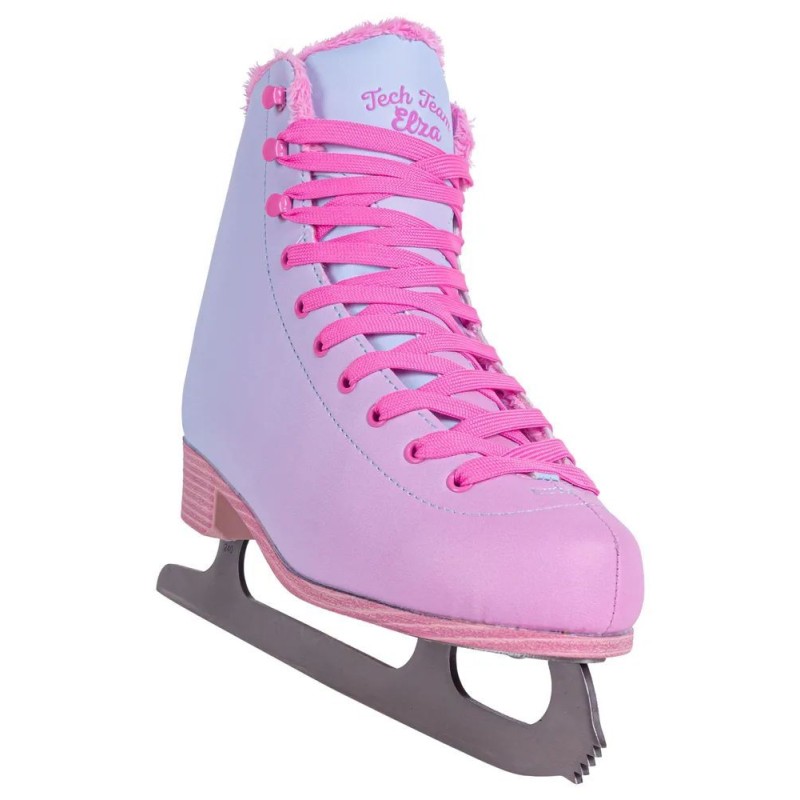 Коньки фигурные Tech Team Elza pinky&blue, размер 42