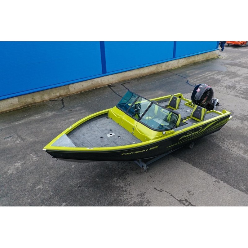Лодка алюминиевая NorthSilver 585М Fish Sport New (с межконсольным рундуком под спиннинги)