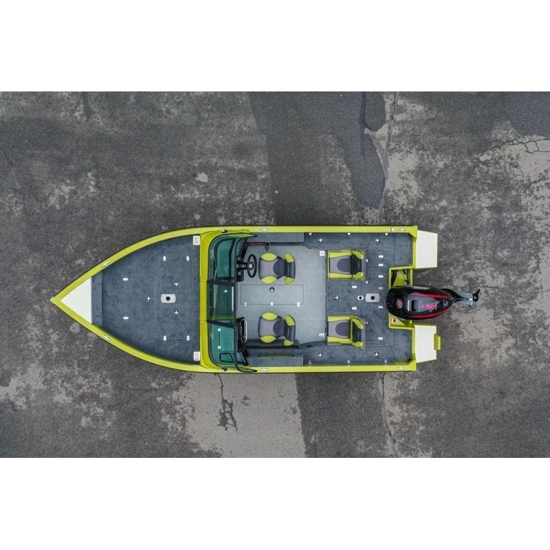 Лодка алюминиевая NorthSilver 585М Fish Sport New (с межконсольным рундуком под спиннинги)