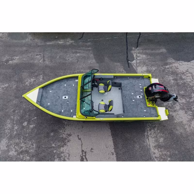 Лодка алюминиевая NorthSilver 585М Fish Sport New (с межконсольным рундуком под спиннинги)