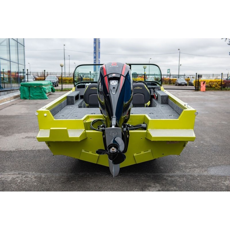 Лодка алюминиевая NorthSilver 585М Fish Sport New (с межконсольным рундуком под спиннинги)