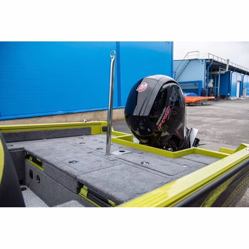 Лодка алюминиевая NorthSilver 585М Fish Sport New (с межконсольным рундуком под спиннинги)