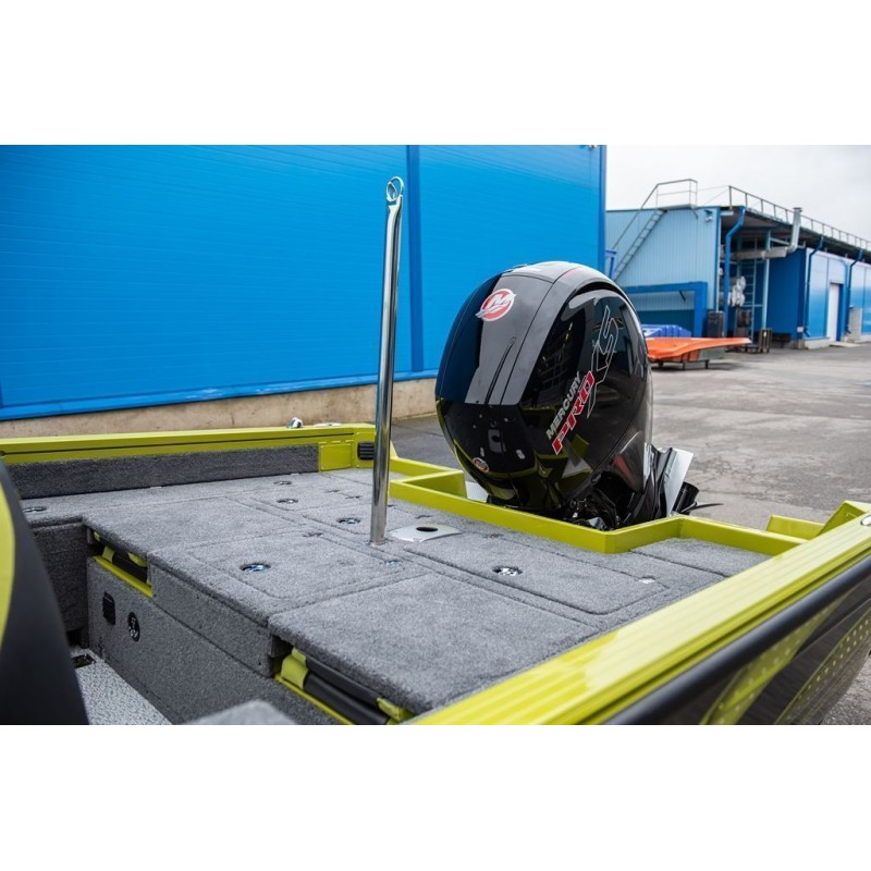 Лодка алюминиевая NorthSilver 585М Fish Sport New (с межконсольным рундуком под спиннинги)