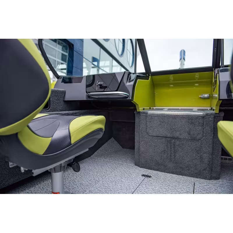 Лодка алюминиевая NorthSilver 585М Fish Sport New (с межконсольным рундуком под спиннинги)