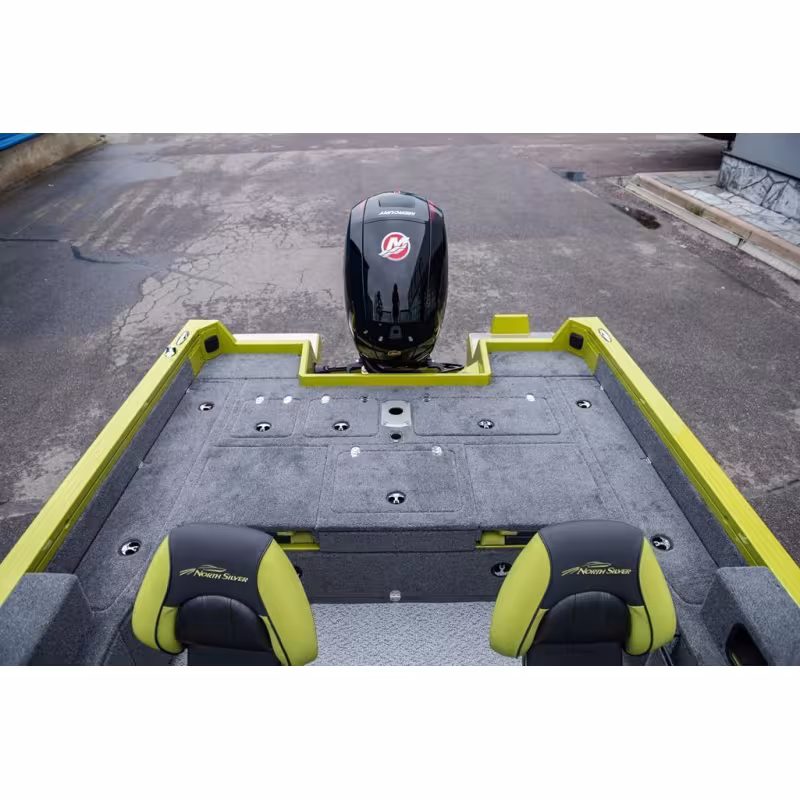 Лодка алюминиевая NorthSilver 585М Fish Sport New (с межконсольным рундуком под спиннинги)