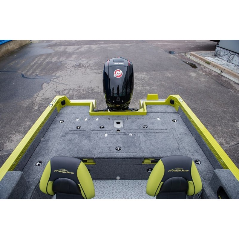 Лодка алюминиевая NorthSilver 585М Fish Sport New (с межконсольным рундуком под спиннинги)