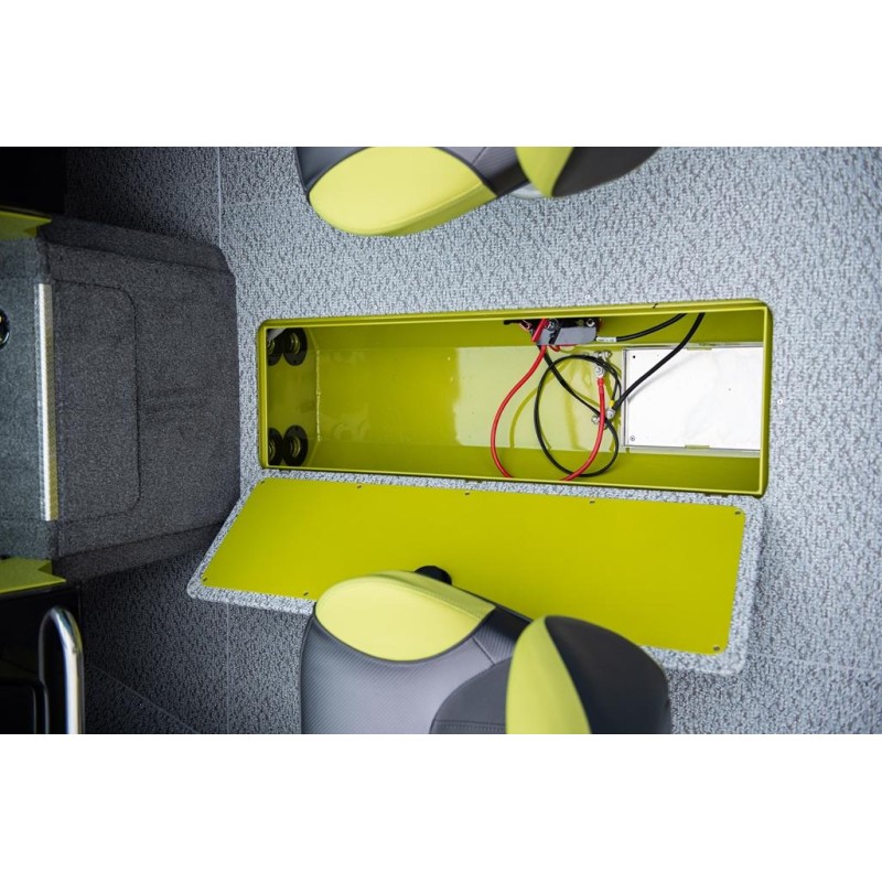 Лодка алюминиевая NorthSilver 585М Fish Sport New (с межконсольным рундуком под спиннинги)