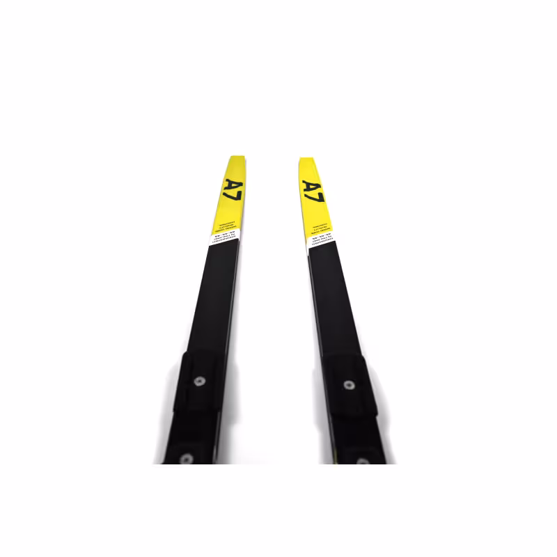 Лыжный комплект Vuokatti NNN Step-in Wax, Black/Yellow, черный/желтый, 150 см