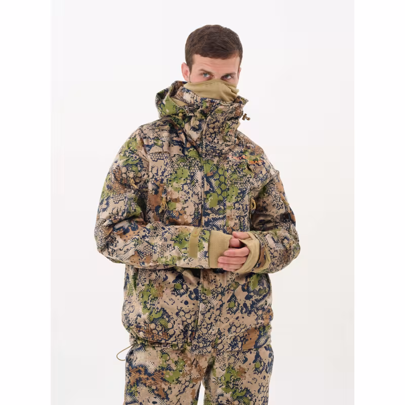 Костюм мужской Triton Gear Тритон Pro-15, ткань Вельбоа, зеленый камуфляж, размер 60-62 (XXL), 170-176 см