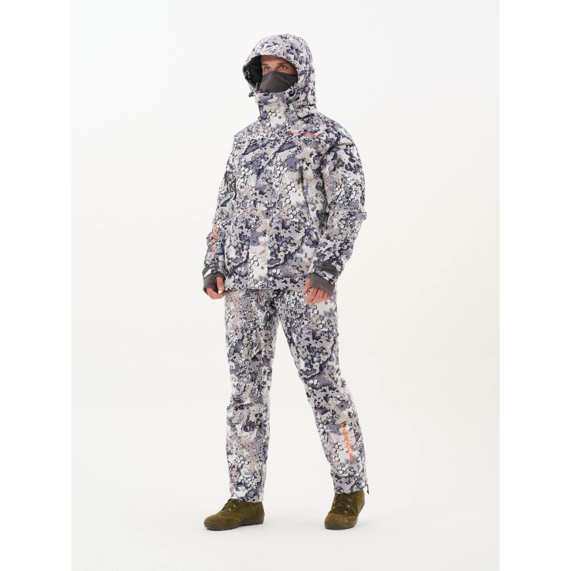 Костюм мужской Triton Gear PRO-15, ткань вельбоа, белый, размер 48-50, 170-176 см