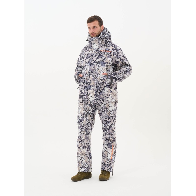 Костюм мужской Triton Gear PRO-15, ткань вельбоа, белый, размер 48-50, 170-176 см