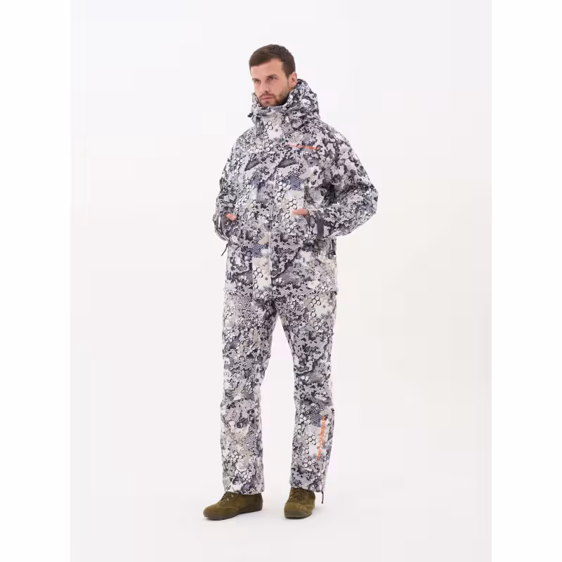 Костюм мужской Triton Gear PRO-15, ткань вельбоа, белый, размер 52-54, 182-188 см