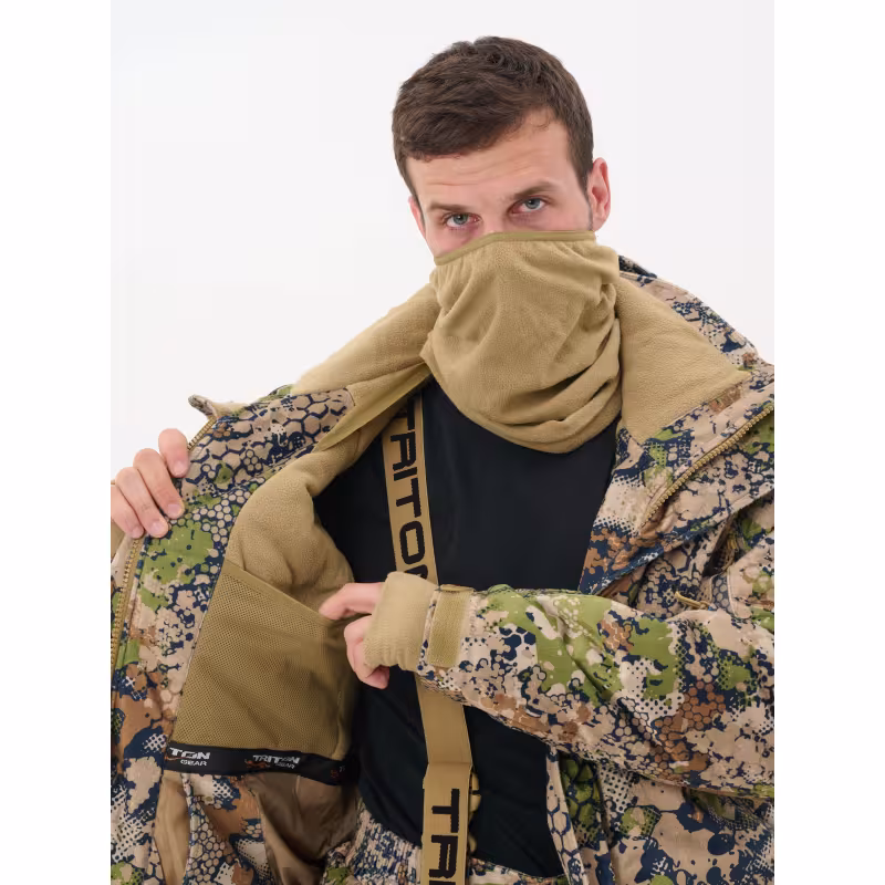 Костюм мужской Triton Gear Pro -45, ткань вельбоа, Forest Green, размер 48-50, 170-176 см