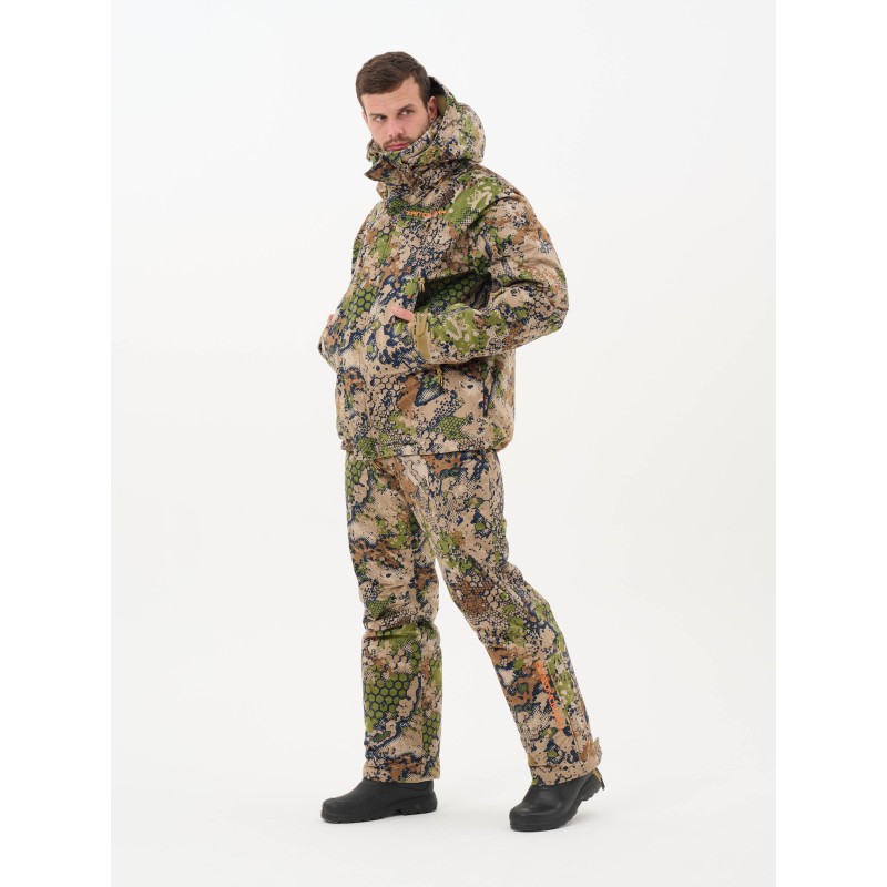 Костюм мужской Triton Gear Pro -45, ткань вельбоа, Forest Green, размер 52-54, 170-176 см