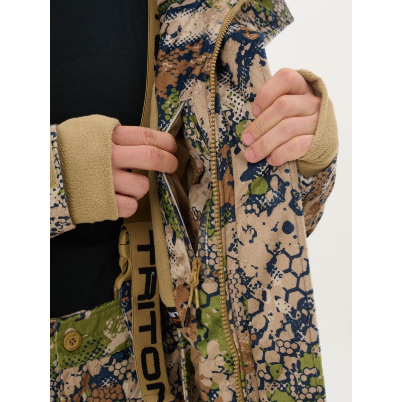 Костюм мужской Triton Gear Pro -45, ткань вельбоа, Forest Green, размер 52-54, 170-176 см