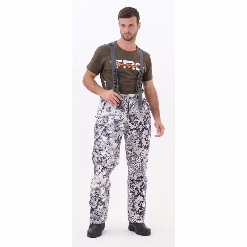 Костюм мужской Triton Gear PRO -45, ткань Вельбоа, белый камуфляж, размер 44-46, 170-176 см