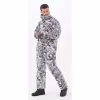 Костюм мужской Triton Gear PRO -45, ткань Вельбоа, белый камуфляж, размер 48-50, 170-176 см