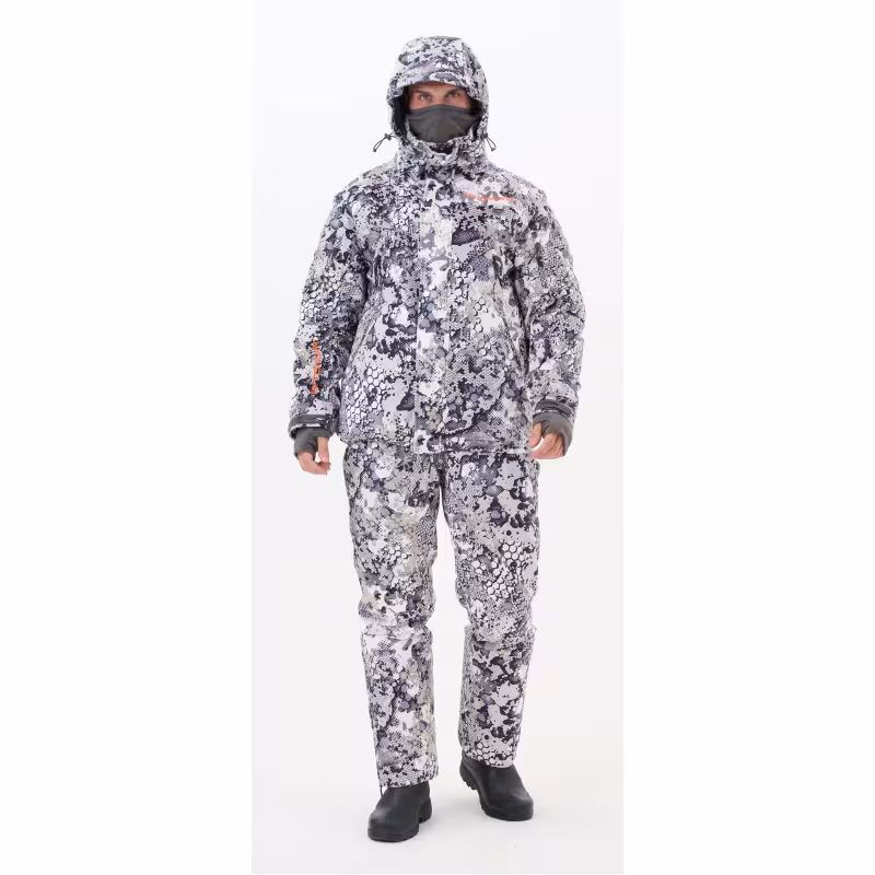 Костюм мужской Triton Gear PRO -45, ткань Вельбоа, белый камуфляж, размер 52-54, 182-188 см