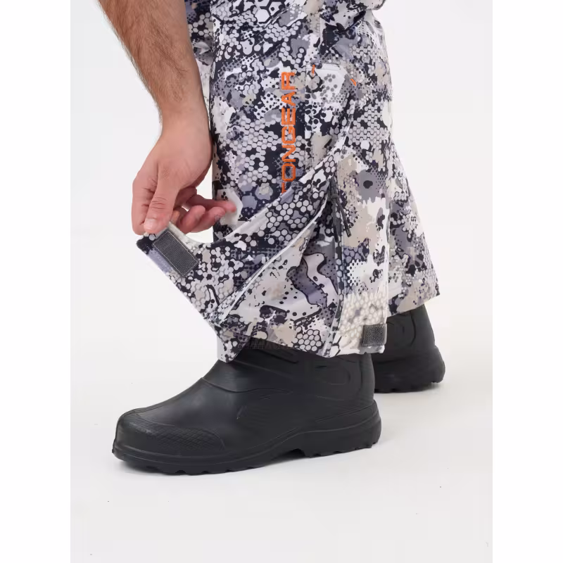 Костюм мужской Triton Gear PRO -45, ткань Вельбоа, белый камуфляж, размер 60-62, 170-176 см