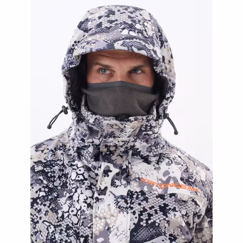 Костюм мужской Triton Gear PRO -45, ткань Вельбоа, белый камуфляж, размер 60-62, 170-176 см