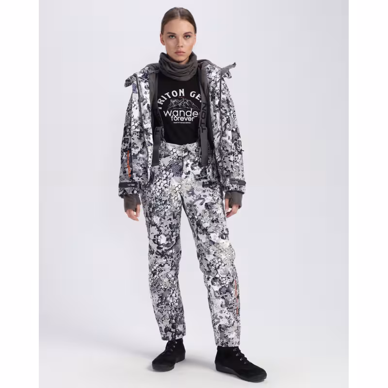 Костюм женский Triton Gear Pro-15, ткань Вельбоа, белый, размер 44-46, 158-164 см