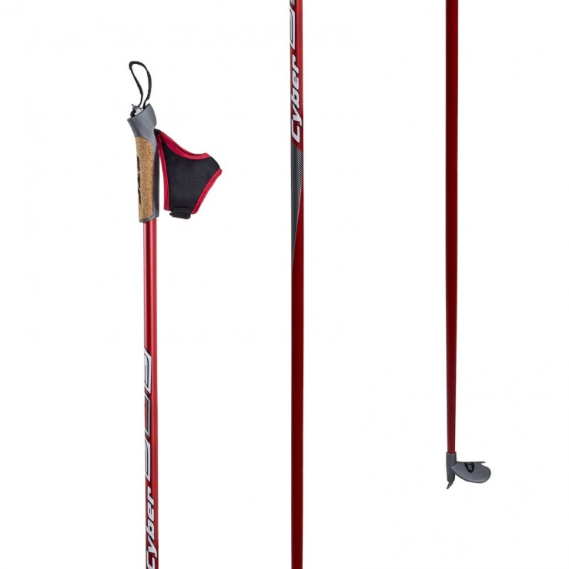 Лыжные палки STC Cyber, стекловолокно, 155 см