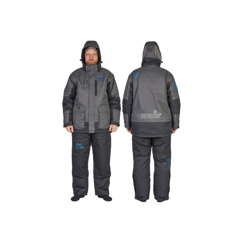 Костюм мужской плавающий зимний Norfin Apex 2, Nortex Breathable, серый, размер M, 172-174 см