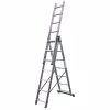 Лестница складная Krause Corda 013378, 3 секции, 7 ступеней, 2.95-5.1 м